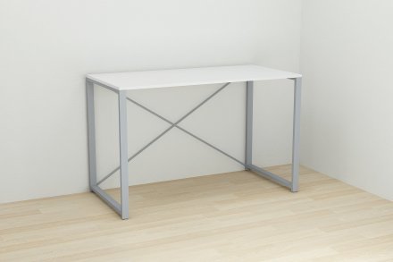 Письмовий стіл Ferrum-decor Серії Конект 75x120x600 сірий ДСП Біле 16мм (FRD-104213)