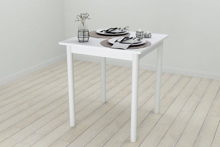Стіл кухонний Ferrum-decor Агата 75x70x70 Білий ДСП Біле 16мм (FRD-106239) Стіл кухонний Ferrum-decor Агата 75x70x70 Білий ДСП Біле 16мм (FRD-106239)
