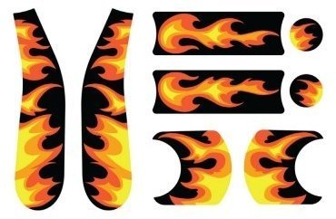 Стікери Stickers Liki Flames SP555-99-020-000 Стікери Stickers Liki Flames SP555-99-020-000