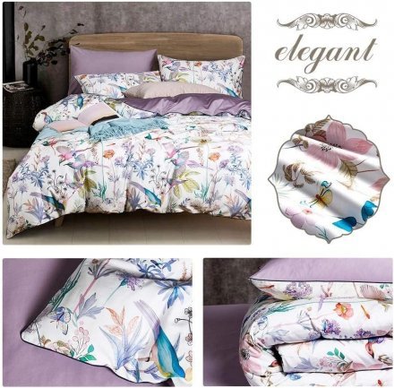 Комплект постільної білизни Чарівна пташка 200х230 см Комплект постільної білизни Чарівна пташка 200х230 см