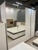 Шафа для одягу Perfect Home Арко / Arco 4-дверна з дзеркалом 4D2S/220 Білий глянець/дуб грандсон (PFH-091041)