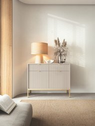 Комод Perfect Home Нова / Nova 2-дверний з 2 шухлядами і золотими ніжками KSZ104 Кашемір (PFH-091223) Комод Perfect Home Нова / Nova 2-дверний з 2 шухлядами і золотими ніжками KSZ104 Кашемір (PFH-091223)