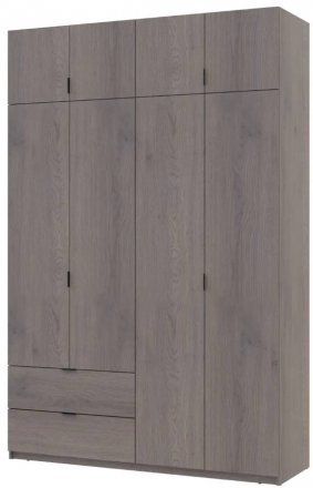 Шафа розпашна з антресоллю Doros Лукас 160х50х240 см Канноло (DRS-011881) Шафа розпашна з антресоллю Doros Лукас 160х50х240 см Канноло (DRS-011881)