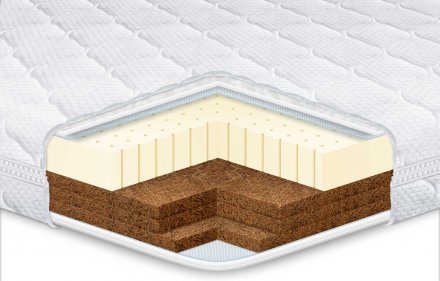 Матрац дитячий Kiddy Cocos-Latex 3+3 80х160х8 см Матрац дитячий Kiddy Cocos-Latex 3+3 80х160х8 см