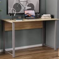Письмовий стіл Ferrum-decor Курт 75x120x60 сірий ДСП Дуб Сонома 16мм (FRD-101838)
