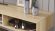 Тумба під ТВ Невада Ferrum-decor 45x100x38 Чорний метал ДСП Дуб Сонома 16 мм (FRD-106722)