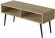 Тумба під ТВ Невада Ferrum-decor 45x100x38 Чорний метал ДСП Дуб Сонома 16 мм (FRD-106722)