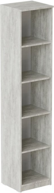 Пенал Анжело Ferrum-decor на 5 полиць 1900x400x380 ДСП Бетон 16 мм (FRD-104904)