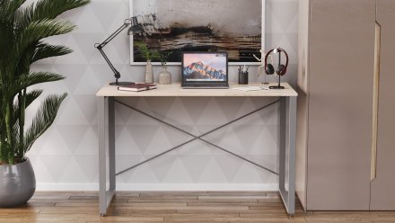 Письмовий стіл Ferrum-decor Серії Конект 75x120x600 сірий ДСП Дуб Сан-Марино 16мм (FRD-104214) Письмовий стіл Ferrum-decor Серії Конект 75x120x600 сірий ДСП Дуб Сан-Марино 16мм (FRD-104214)