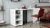 Стіл-тумба трансформер Смарт 1/2 Ferrum-decor 750x1450x600 ДСП Біле 16 мм (FRD-105074)