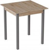Стіл кухонний Ferrum-decor Дієго 75x70x70 Сірий ДСП Сан-Марино 16мм (FRD-105651) Стіл кухонний Ferrum-decor Дієго 75x70x70 Сірий ДСП Сан-Марино 16мм (FRD-105651)