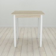 Кухонний стіл Ferrum-decor Агата 75x70x70 Білий ДСП Сонома 16мм (FRD-106240) Кухонний стіл Ferrum-decor Агата 75x70x70 Білий ДСП Сонома 16мм (FRD-106240)