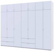 Шафа для одягу Doros Лукас Біла 3+4 ДСП 295х50х240 DRS-011687 (42005122)