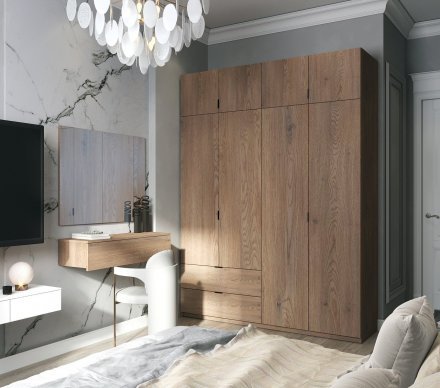 Шафа розпашна з антресоллю Doros Лукас 180х50х240 см Канноло (DRS-011882) Шафа розпашна з антресоллю Doros Лукас 180х50х240 см Канноло (DRS-011882)