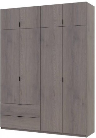 Шафа розпашна з антресоллю Doros Лукас 180х50х240 см Канноло (DRS-011882) Шафа розпашна з антресоллю Doros Лукас 180х50х240 см Канноло (DRS-011882)