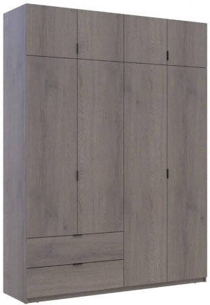 Шафа розпашна з антресоллю Doros Лукас 180х50х240 см Канноло (DRS-011882) Шафа розпашна з антресоллю Doros Лукас 180х50х240 см Канноло (DRS-011882)