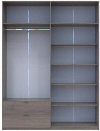 Шафа розпашна з антресоллю Doros Лукас 180х50х240 см Канноло (DRS-011882) Шафа розпашна з антресоллю Doros Лукас 180х50х240 см Канноло (DRS-011882)