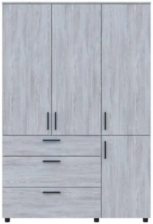 Шафа для одягу Doros Торн Сосна Натті 3 ДСП/3Ш (полиці) 135х51.6х200 (DRS-012080) Шафа для одягу Doros Торн Сосна Натті 3 ДСП/3Ш (полиці) 135х51.6х200 (DRS-012080)