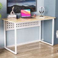 Комп'ютерний стіл Ferrum-decor Майк 75x120x70 білий ДСП Дуб Сан-Марино 16мм (FRD-101340)