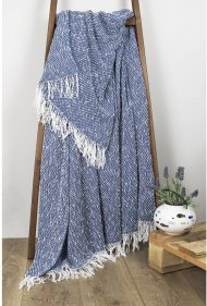 Плед-накидка Wave indigo синій 140х170 см 2000022200912 Плед-накидка Wave indigo синій 140х170 см 2000022200912