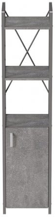 Етажерка 3/34 Ferrum-decor Серії Конект із тумбою 144x34x28 Сірий ДСП Бетон (FRD-104441)
