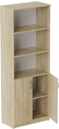 Шафа Анжело Ferrum-decor на 5 полиць з 2 дверима 1900x800x380 ДСП Дуб Сонома 16 мм (FRD-105064)