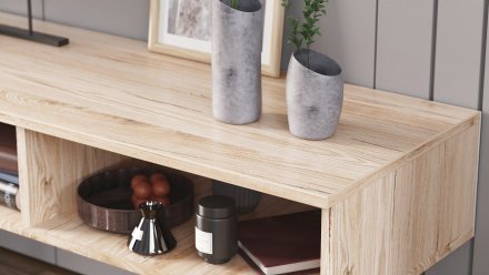 Тумба під ТВ Невада Ferrum-decor 45x100x38 Чорний метал ДСП Дуб Сан-Марино 16 мм (FRD-106724) Тумба під ТВ Невада Ferrum-decor 45x100x38 Чорний метал ДСП Дуб Сан-Марино 16 мм (FRD-106724)