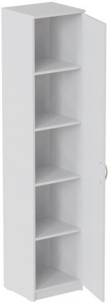 Пенал Анжело Ferrum-decor на 5 полиць із дверима 1900x400x380 ДСП Біле 16 мм (FRD-104905) Пенал Анжело Ferrum-decor на 5 полиць із дверима 1900x400x380 ДСП Біле 16 мм (FRD-104905)