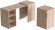 Стіл-тумба трансформер Смарт 1/2 Ferrum-decor 750x1450x600 ДСП Дуб Сан-Марино 16 мм (FRD-105075)