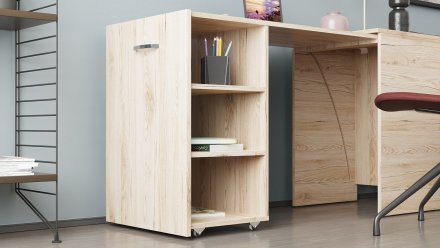 Стіл-тумба трансформер Смарт 1/2 Ferrum-decor 750x1450x600 ДСП Дуб Сан-Марино 16 мм (FRD-105075) Стіл-тумба трансформер Смарт 1/2 Ferrum-decor 750x1450x600 ДСП Дуб Сан-Марино 16 мм (FRD-105075)