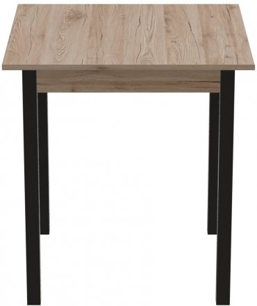 Стіл кухонний Ferrum-decor Дієго 75x70x70 Чорний ДСП Сан-Марино 16мм (FRD-105652)