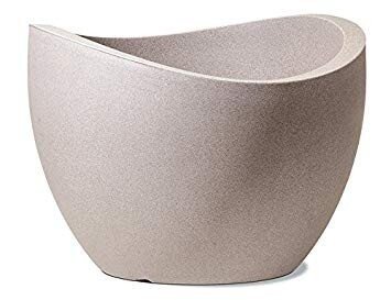 Кашпо для квітів Wave Globe пластик 30 гранітно-коричневий 53383