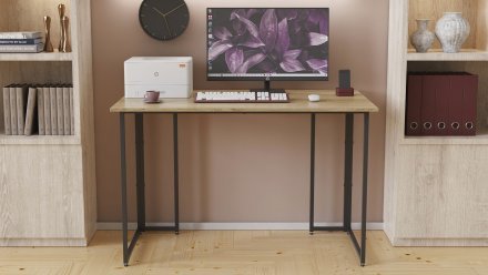 Письмовий стіл Ferrum-decor Ханна 75x140x60 чорний ДСП Дуб Сонома 16мм (FRD-103492) Письмовий стіл Ferrum-decor Ханна 75x140x60 чорний ДСП Дуб Сонома 16мм (FRD-103492)