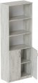 Шафа Анжело Ferrum-decor на 5 полиць з 2 дверима 1900x800x380 ДСП Бетон 16 мм (FRD-105066)