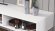 Тумба під ТВ Невада Ferrum-decor 45x100x38 Чорний метал ДСП Білий 16 мм (FRD-106725)