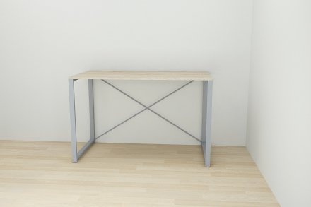 Письмовий стіл Ferrum-decor Серії Конект 75x120x600 сірий ДСП Дуб Сонома 16мм (FRD-104216) Письмовий стіл Ferrum-decor Серії Конект 75x120x600 сірий ДСП Дуб Сонома 16мм (FRD-104216)