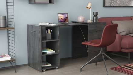 Стіл-тумба трансформер Смарт 1/2 Ferrum-decor 750x1450x600 ДСП Сосна Кембра 16 мм (FRD-105076)