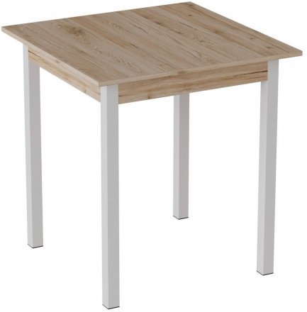Стіл кухонний Ferrum-decor Дієго 75x80x80 Білий ДСП Сан-Марино 16мм (FRD-105653) Стіл кухонний Ferrum-decor Дієго 75x80x80 Білий ДСП Сан-Марино 16мм (FRD-105653)