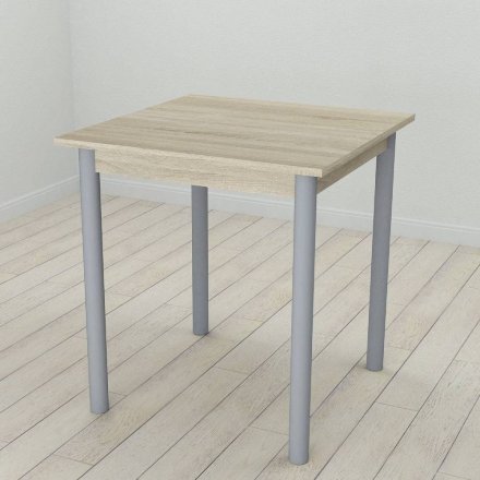 Стіл кухонний Ferrum-decor Агата 75x70x70 Сірий ДСП Сонома 16мм (FRD-106243) Стіл кухонний Ferrum-decor Агата 75x70x70 Сірий ДСП Сонома 16мм (FRD-106243)