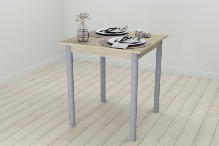 Стіл кухонний Ferrum-decor Агата 75x70x70 Сірий ДСП Сонома 16мм (FRD-106243) Стіл кухонний Ferrum-decor Агата 75x70x70 Сірий ДСП Сонома 16мм (FRD-106243)