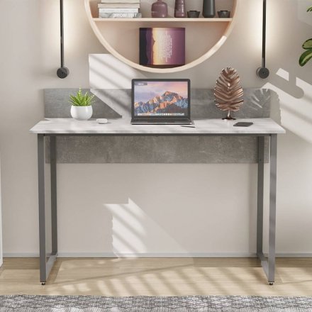 Стіл письмовий Скай Ferrum-decor 75x120x60 Сірий метал ДСП Бетон 32 мм (FRD-106662) Стіл письмовий Скай Ferrum-decor 75x120x60 Сірий метал ДСП Бетон 32 мм (FRD-106662)