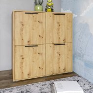 Тумба чотирьохдверна LION Краш 82x43x86 см Дуб артизан (LION-041754)