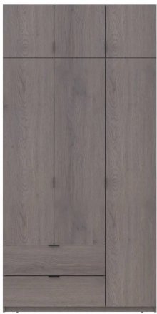 Шафа розпашна з антресоллю Doros Лукас 120х50х240 см Канноло (DRS-011884) Шафа розпашна з антресоллю Doros Лукас 120х50х240 см Канноло (DRS-011884)