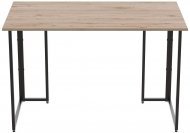Комп'ютерний стіл Ferrum-decor Ханна 75x140x60 чорний ДСП Дуб Сан-Марино 16мм (FRD-103494)