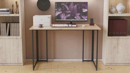 Комп'ютерний стіл Ferrum-decor Ханна 75x140x60 чорний ДСП Дуб Сан-Марино 16мм (FRD-103494) Комп'ютерний стіл Ferrum-decor Ханна 75x140x60 чорний ДСП Дуб Сан-Марино 16мм (FRD-103494)