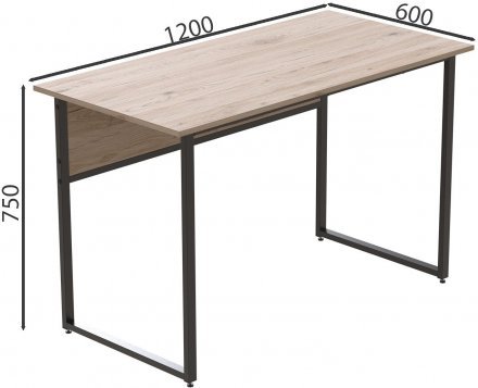 Комп'ютерний стіл Ferrum-decor Коді 75x120x60 чорний ДСП Дуб Сан-Марино 16мм (FRD-103744) Комп'ютерний стіл Ferrum-decor Коді 75x120x60 чорний ДСП Дуб Сан-Марино 16мм (FRD-103744)
