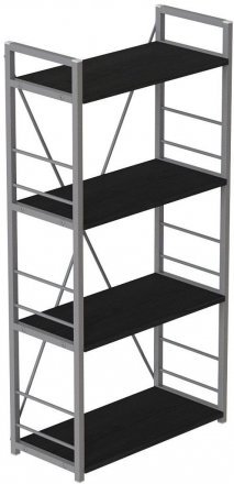 Етажерка 4/60 Ferrum-decor Серії Конект 120x60x28 сірий ДСП Сосна Кембра 16мм (FRD-104253)