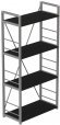 Етажерка 4/60 Ferrum-decor Серії Конект 120x60x28 сірий ДСП Сосна Кембра 16мм (FRD-104253)