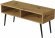 Тумба під ТВ Невада Ferrum-decor 45x100x38 Чорний метал ДСП Дуб Артизан 16 мм (FRD-106726)