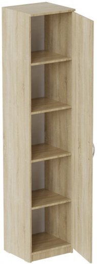 Пенал Анжело Ferrum-decor на 5 полиць із дверима 1900x400x380 ДСП Дуб Сонома 16 мм (FRD-104908) Пенал Анжело Ferrum-decor на 5 полиць із дверима 1900x400x380 ДСП Дуб Сонома 16 мм (FRD-104908)